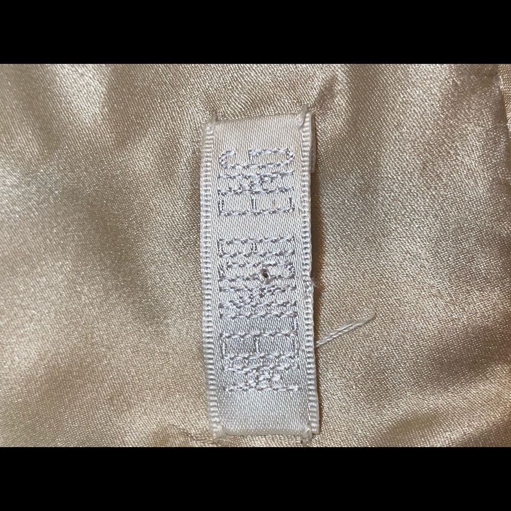 EUC Vintage Melissa Eng Floor Length Champagne Formal Gown - Picture 6 of 6